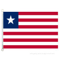 Liberia national flag 100% polyster 90*150cm